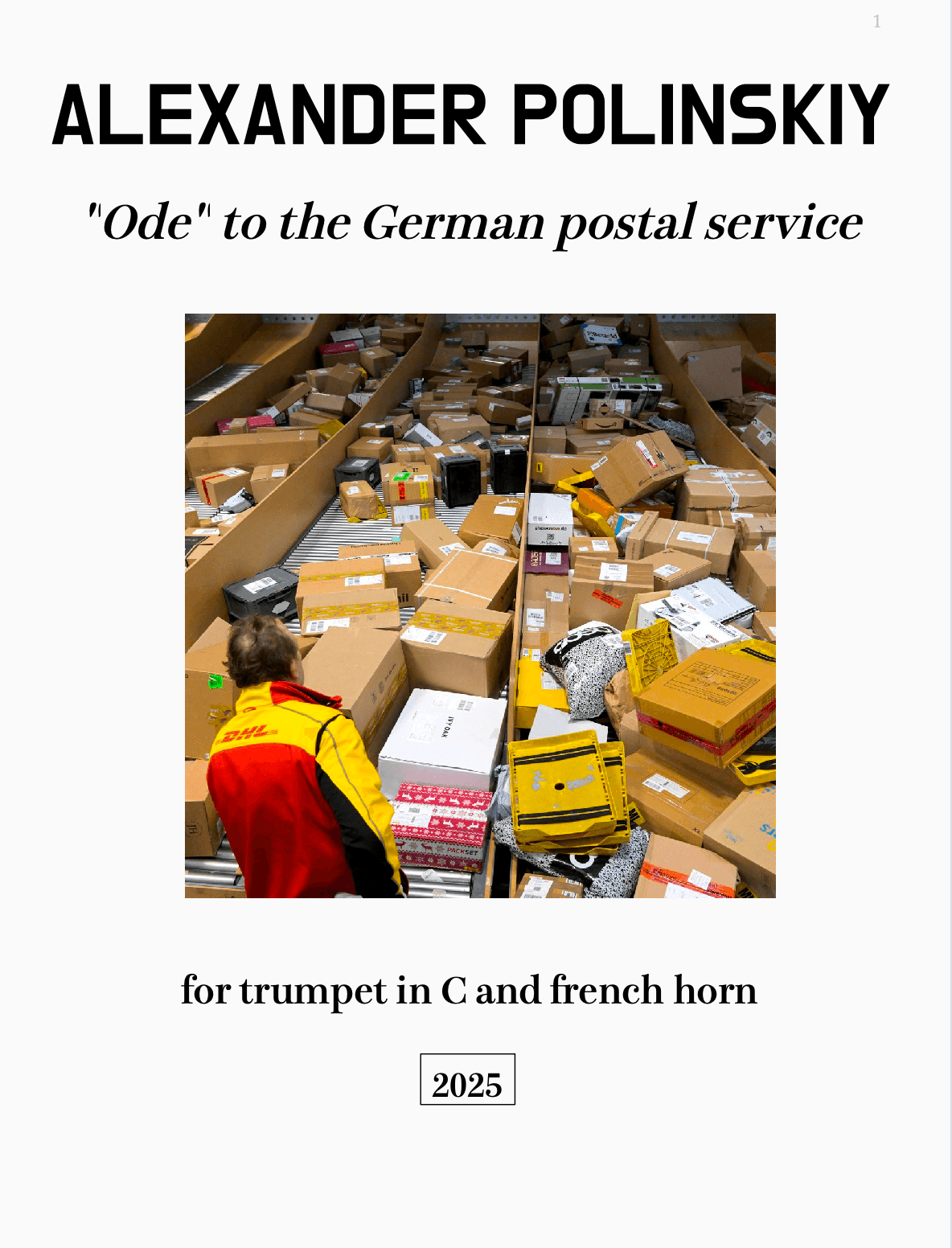 "Ode" an die deutsche Post